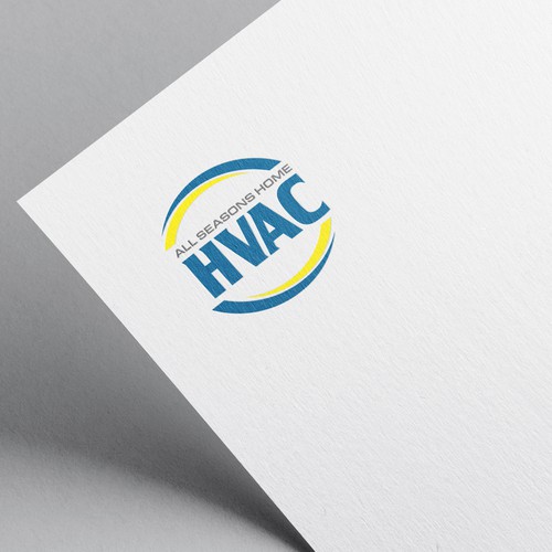 Service logo with the title 'HVAC Service company logo'