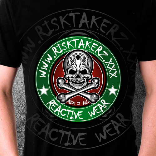 Tribal logo with the title 'Risktakerz'