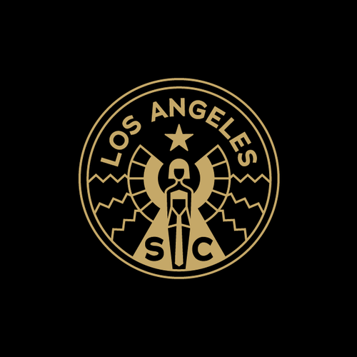 LA logo with the title 'Logo for a Los Angeles youth soccer club'