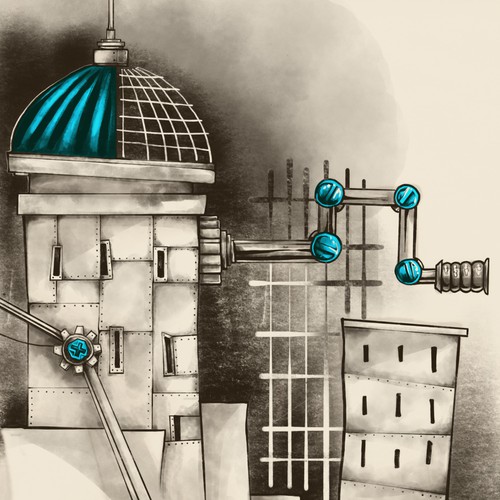 Digital illustration with the title 'Digital Sketch as a Style'