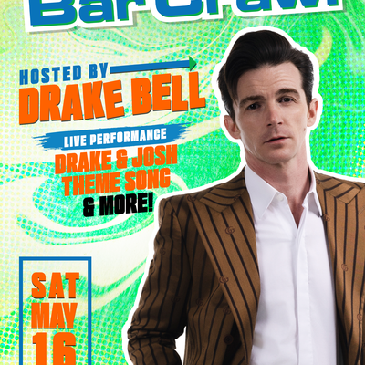 Event Poster for 2000s Bar Crawl