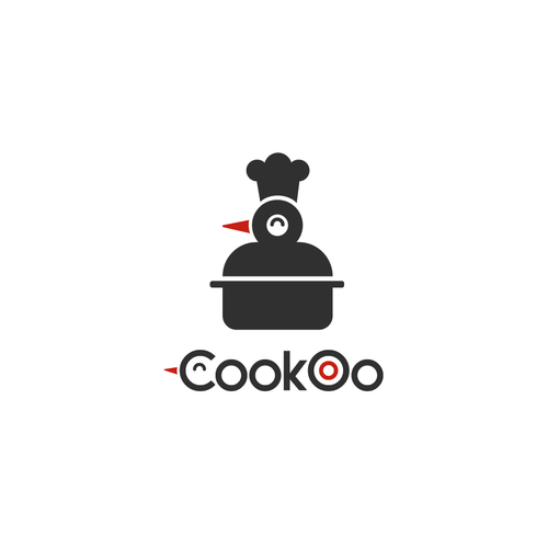 Cooking design with the title 'CookOo bird/pan design'