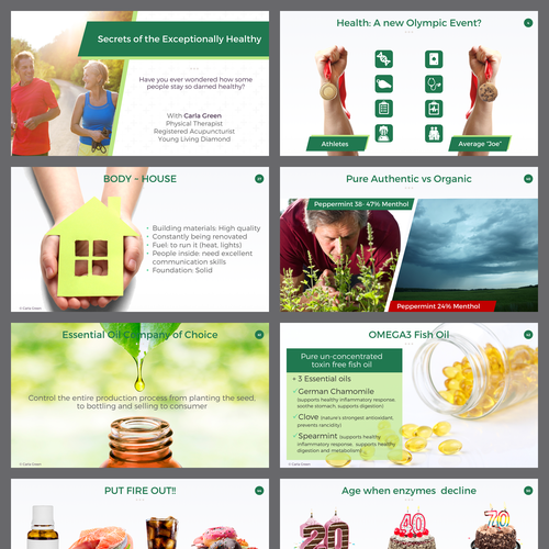 Visual design with the title 'Secrets of the Exceptionally Healthy'