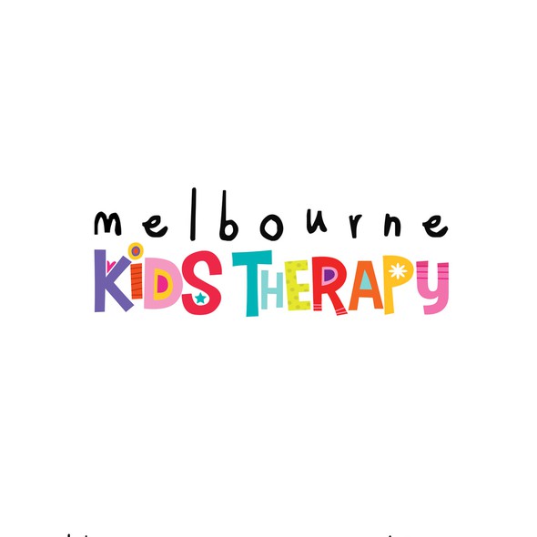 Melbourne logo with the title 'KidsTherapy'