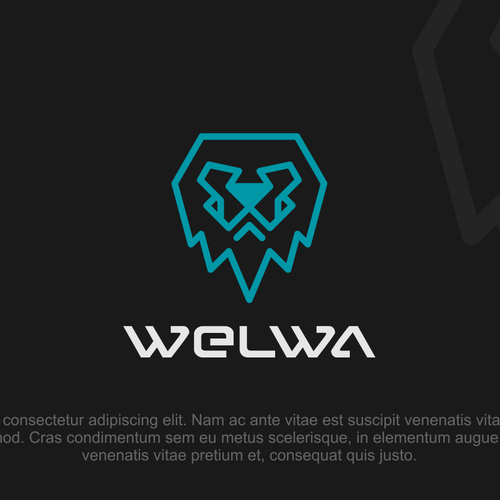 Aqua design with the title 'logo design'