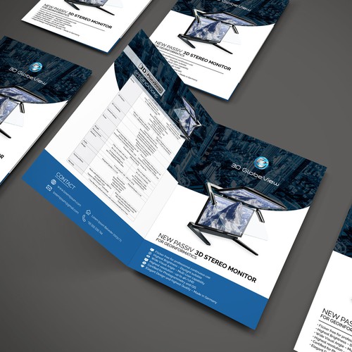 Half design with the title 'Product Flyer'
