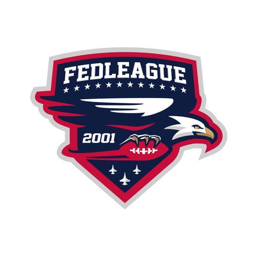 League logo with the title 'NFL Fantasy Football League Logo'