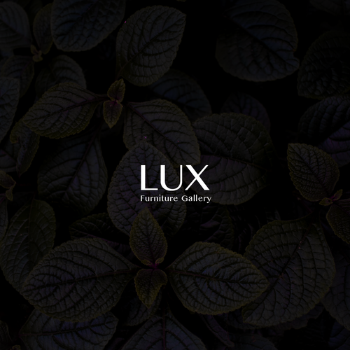 Luxe logo with the title 'Lux Furniture Gallery'
