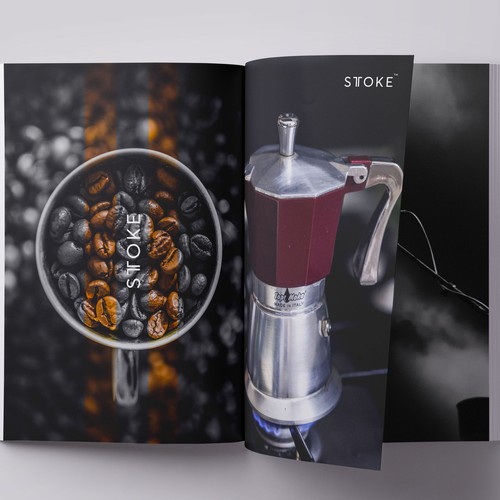 Coffee brand with the title 'Minimalist Logo For The Coffee Tumbler.'