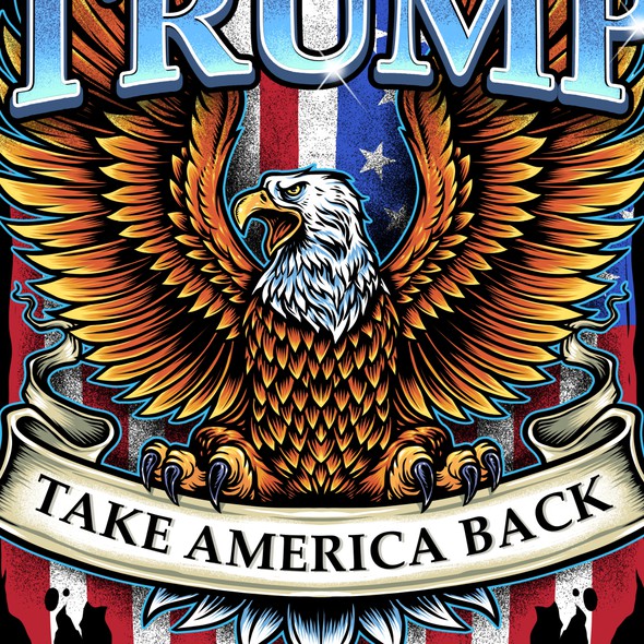 Patriotic t-shirt with the title 'USA Eagle'
