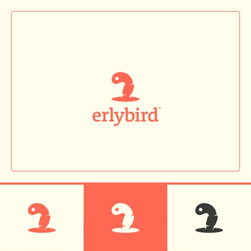 Worm design with the title 'erlybird'