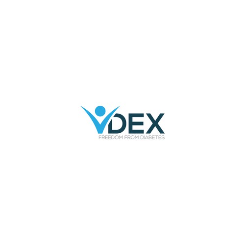 Royal blue logo with the title 'Logo for VDex'