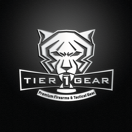 Arm design with the title 'Tiger mascotte logo'