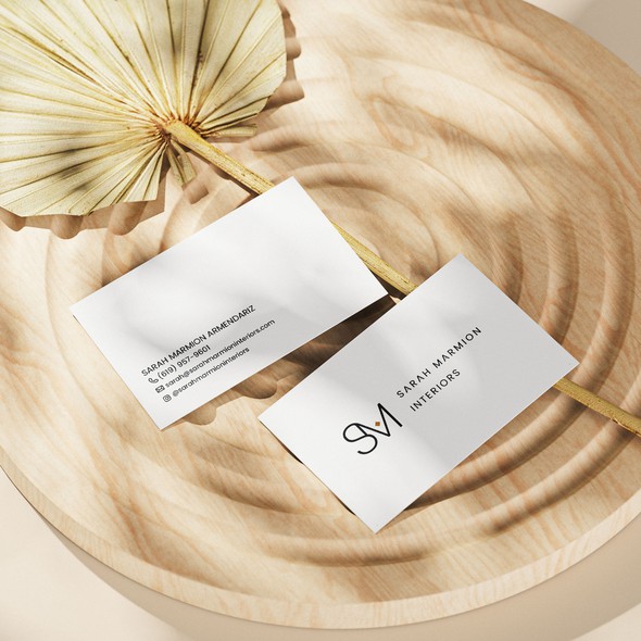 Modern brand with the title 'Logo and business cards design for an interior designer'