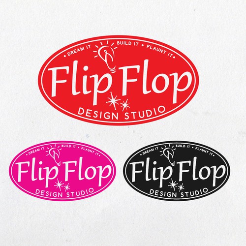 Atomic design with the title 'Retro Logo'