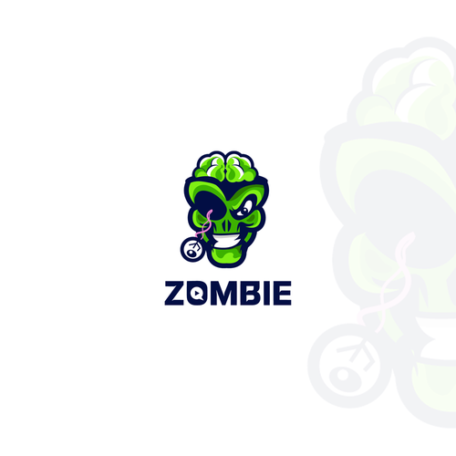 Zombie logo with the title 'Zombie - Winning Project'
