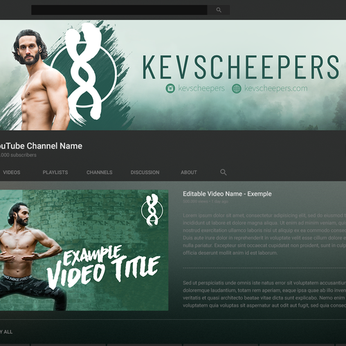 Philosophy design with the title 'Youtube Cover'