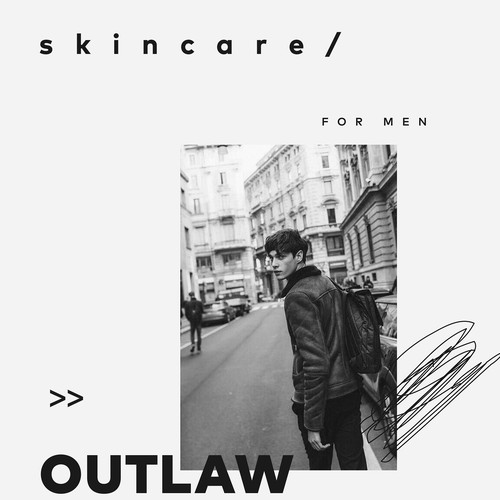 Punk design with the title 'Outlaw Grooimng brand identity'