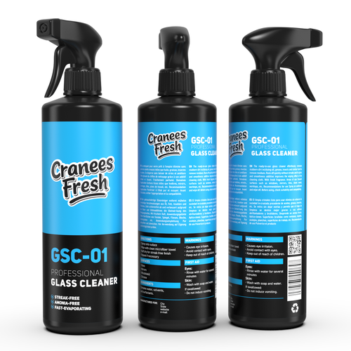 Packaging with the title 'LABEL AND 3D RENDER'