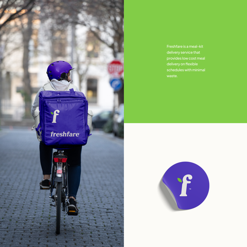 Kit design with the title 'Unique Logo For Freshfare'