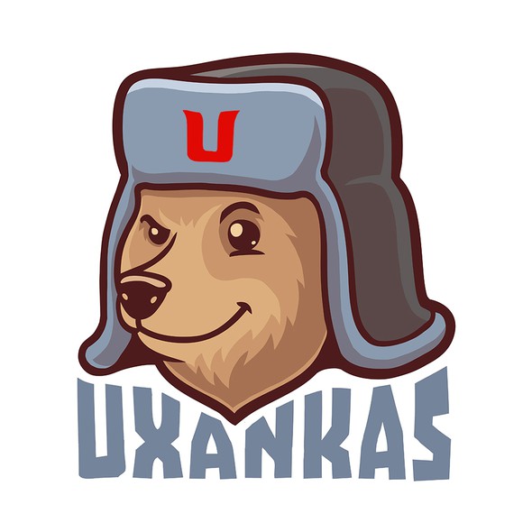 Russian design with the title 'Ushanka'