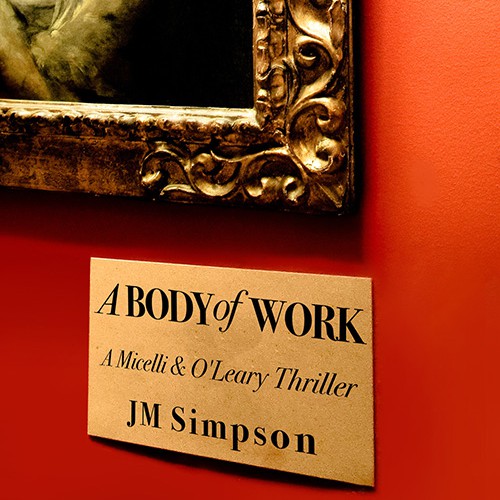 Murder mystery book cover with the title 'Create the next book or magazine cover for Janice Simpson'