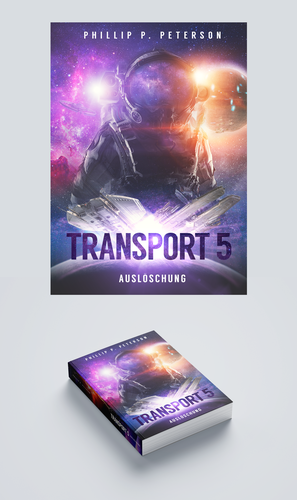 Space book cover with the title 'Transport 5'