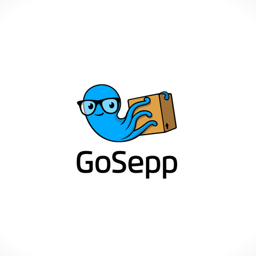 Geeky design with the title 'E-commerce logo'