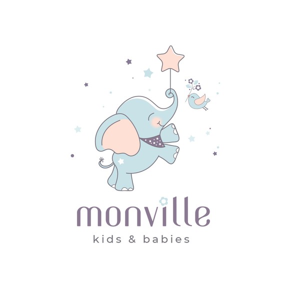 Baby brand with the title 'Monville 🌸✨- kids & babies products'