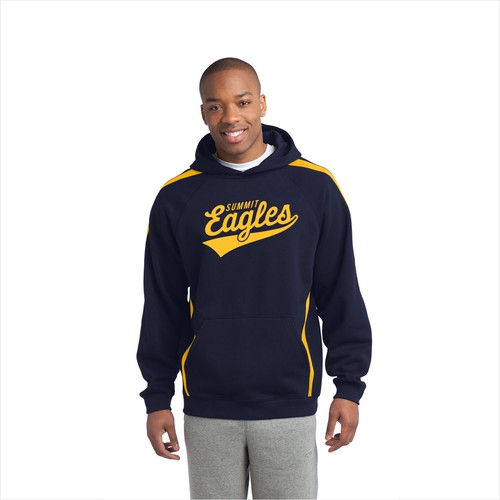 Sporty design with the title 'Athletic design for school hoodie jacket'