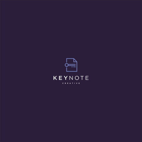 Outline logo with the title 'KeyNote'