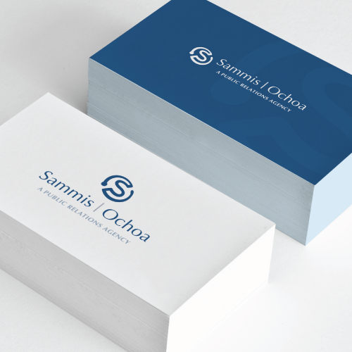 Lettermark Monogram Company Business Card