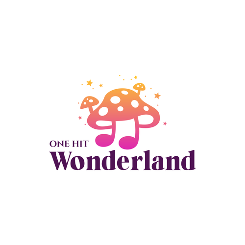 Music design with the title 'onehit wonderland'