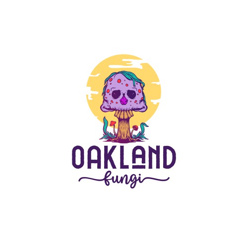 Mushroom logo with the title 'Oakland Fungi AVAILABLE for SALE'