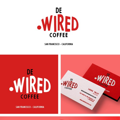 SF logo with the title 'de WIRED coffee'
