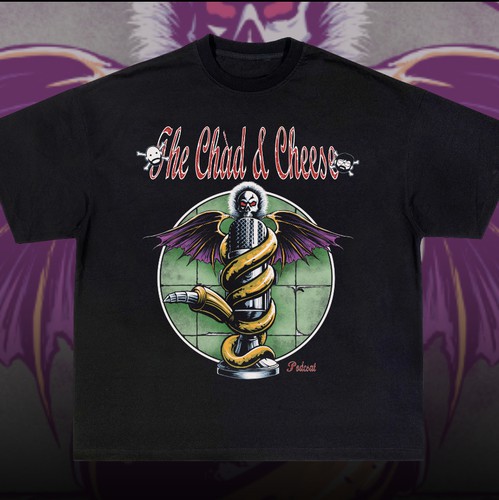 Band t-shirt with the title 'CHAD & CHEES'