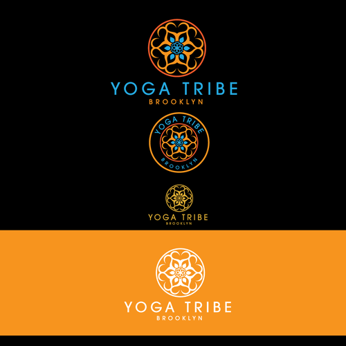 Healing logo with the title 'YOGA TRIBE'