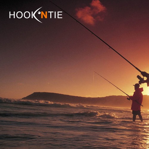 Tie design with the title 'HooknTie'