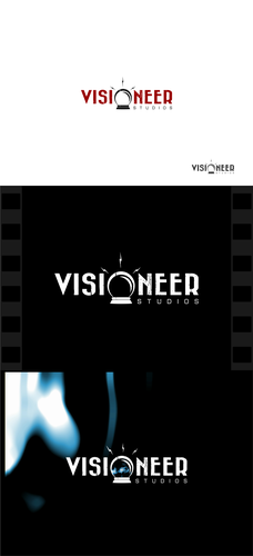 Vision design with the title 'Create a logo for a film company being founded by ex-Pixar employees'