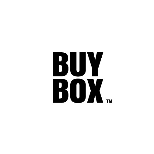 Square logo with the title 'Bold and Simple Wordmark for BuyBox, a Real Estate Company'