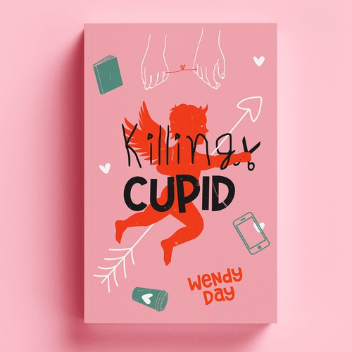 Pink book cover with the title 'Killing Cupid'