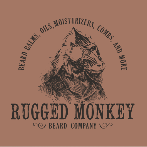 Rugged logo with the title 'Rugged Monkey logo suggestion'