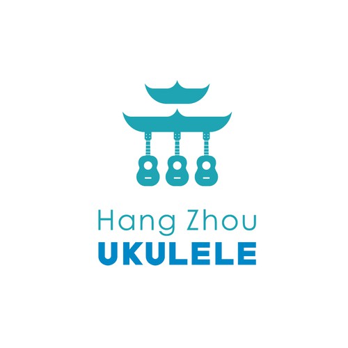 Ukulele logo with the title 'Hang Zhou Ukulele'