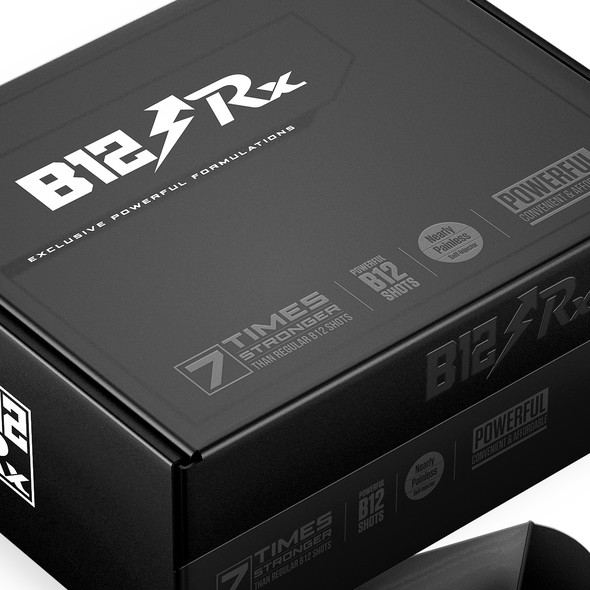 Best packaging with the title 'B12 Rx'