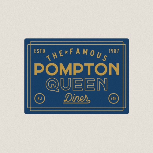 Diner design with the title 'Diner Logo'