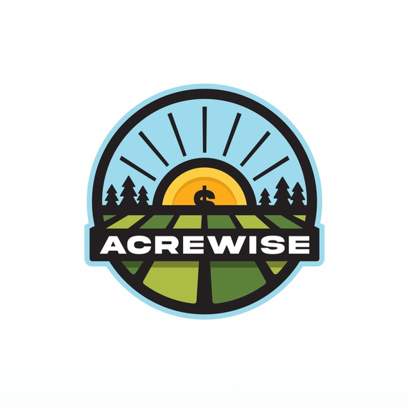 Sunrise design with the title 'Acrewise'