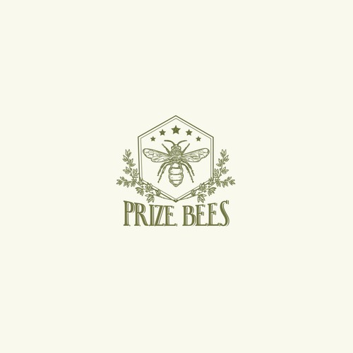 Bee Logo Brand Ir / Wood Burning Beekeeper Iconcustom Branding