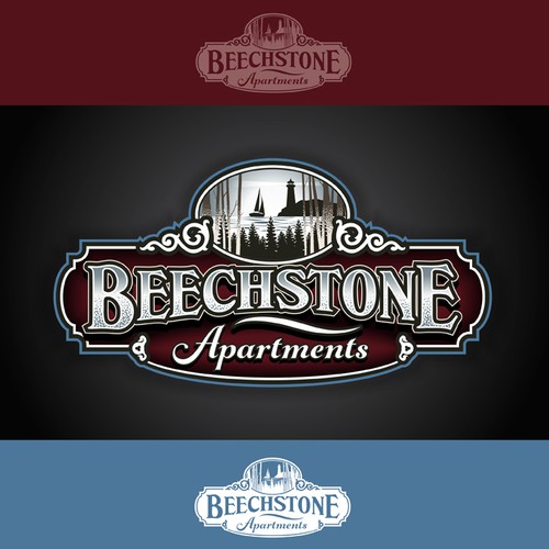 Apartment logo with the title 'Beechstone Apartments'