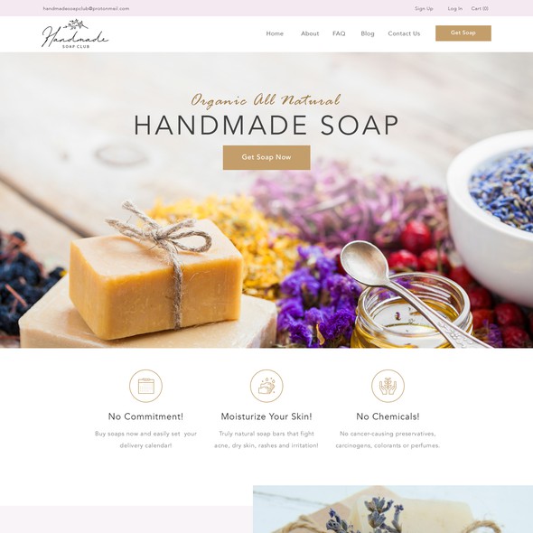 Artsy design with the title 'Web design'