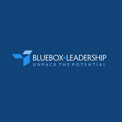 Corporate design logo with the title 'BlueBox Leadership'